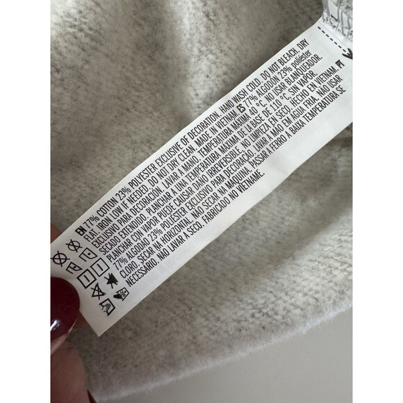 FOREVER 21 RHINESTONES LIPS Crewneck CROP TOP SIZE Medium - Picture 6 of 7